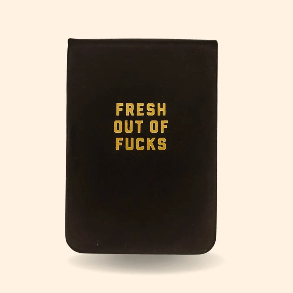 ($8) Fresh Out Leatherette Journal